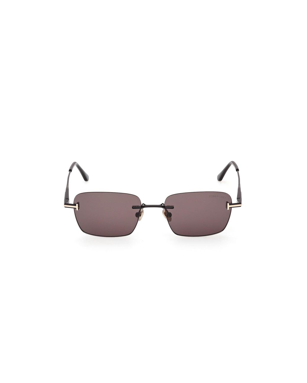 Tom Ford Black Ft1354 Jake-02 01A Sunglasses Metal Smoke Squared Normal