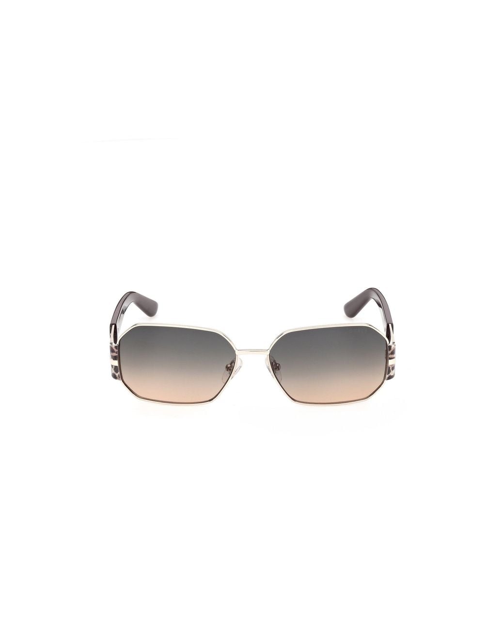 Guess Black Gu00356 32P Sunglasses Metal Geometric Normal