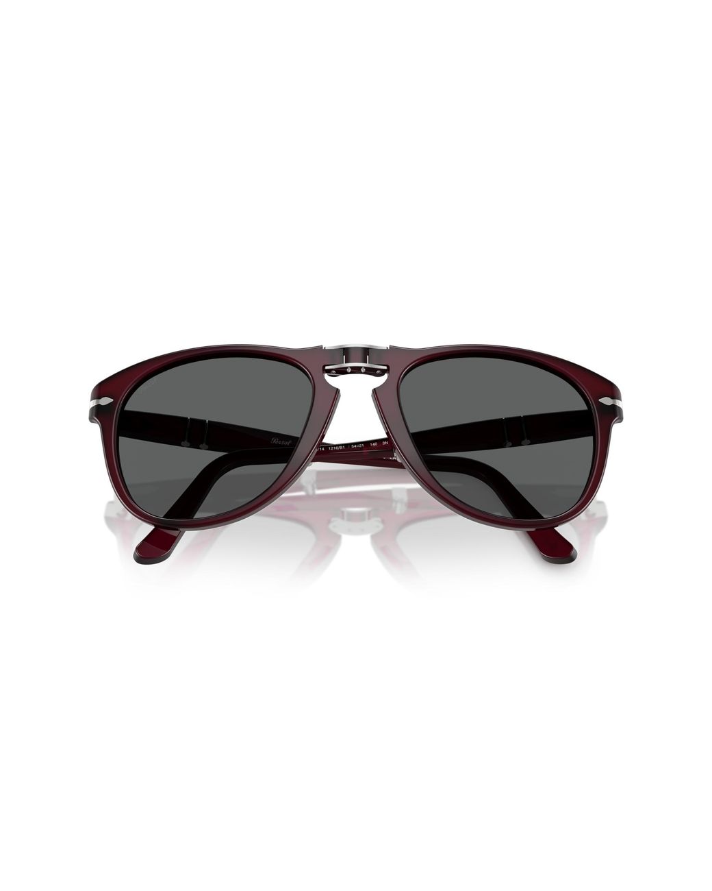 Persol Black Po0714 Folding 1216B1 Sunglasses Acetate Pilot Normal for men