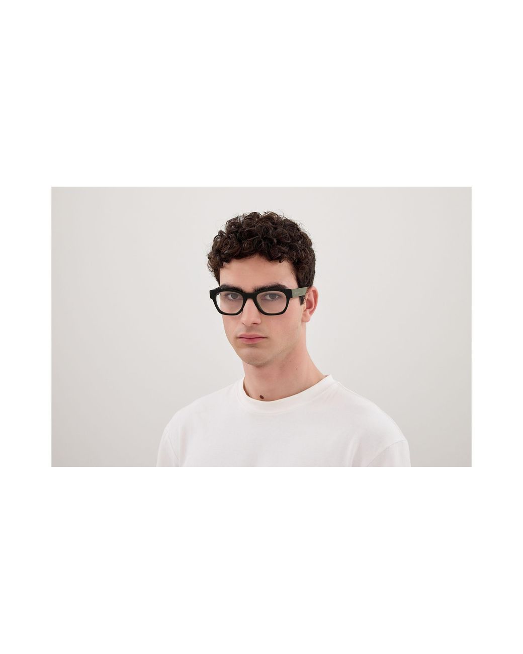 McQueen Black Am0530O 008 Optical Frames Acetate Transparent Round for men