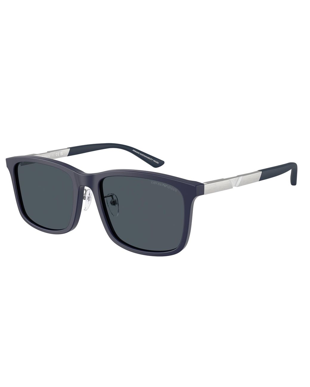 Emporio Armani Black Ea4241D 618987 Sunglasses Acetate Squared Normal for men