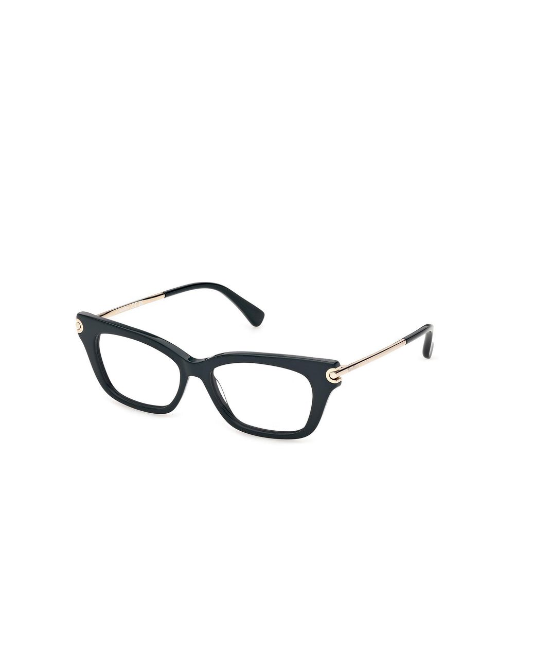Max Mara Black Mm5253 96 Optical Frames Acetate Squared Normal