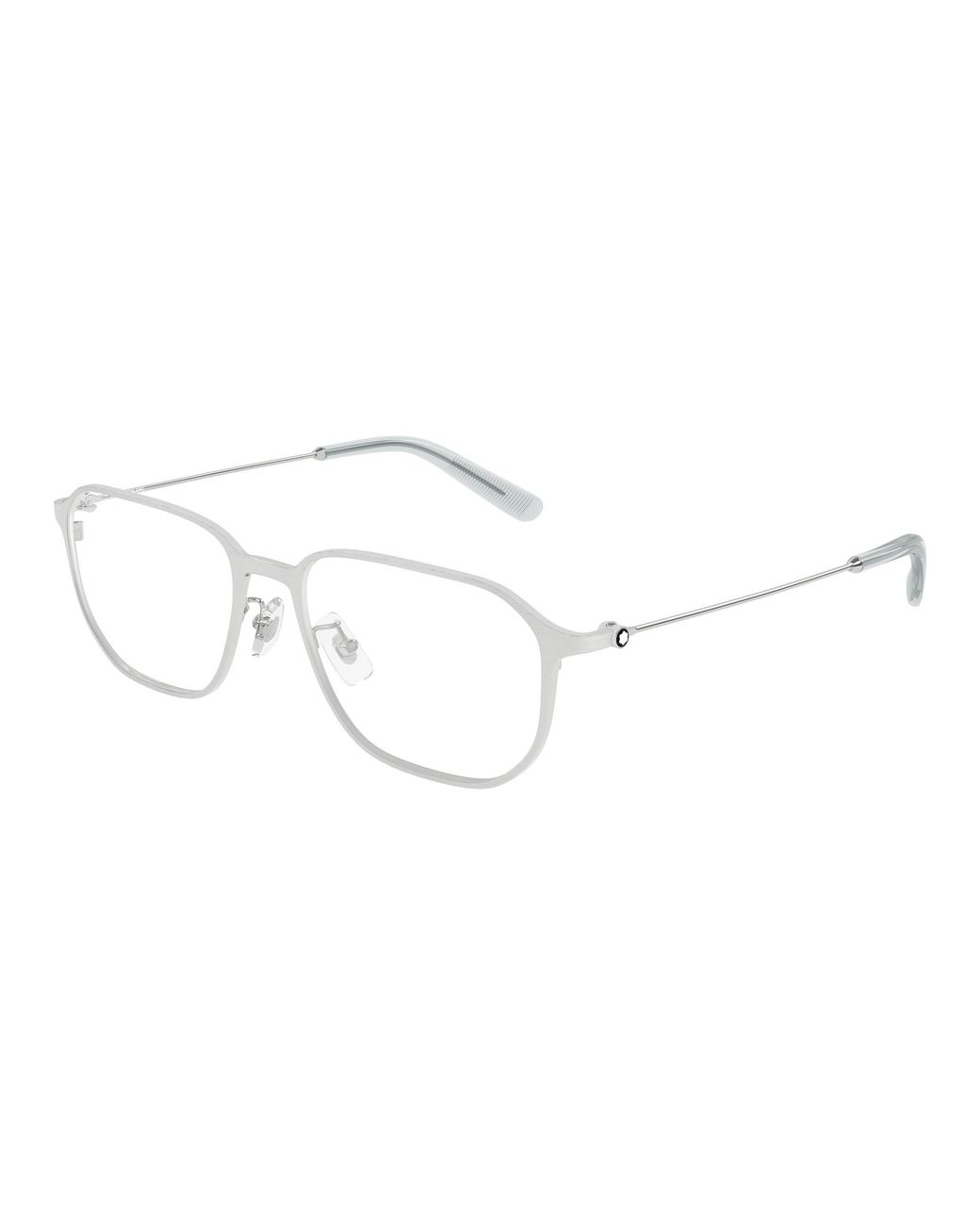 Montblanc Black Mb0465Oa 003 Optical Frames Metal Transparent Geometric for men