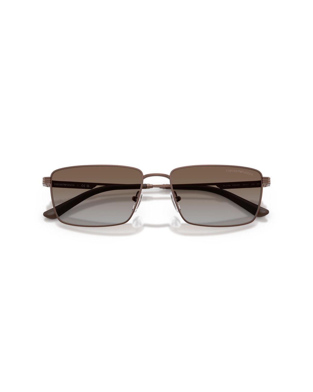 Emporio Armani Black Ea2169 300689 Sunglasses Metal Squared Normal Shaded for men