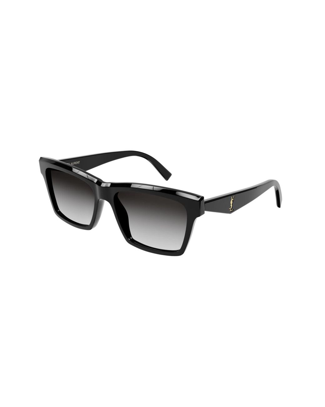 Saint Laurent Black Sl M104 001 Sunglasses Acetate Squared Normal Shaded