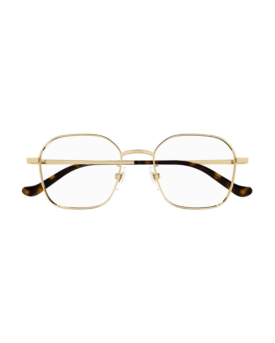 Gucci Black Gg1611Oa 001 Optical Frames Metal Transparent Round