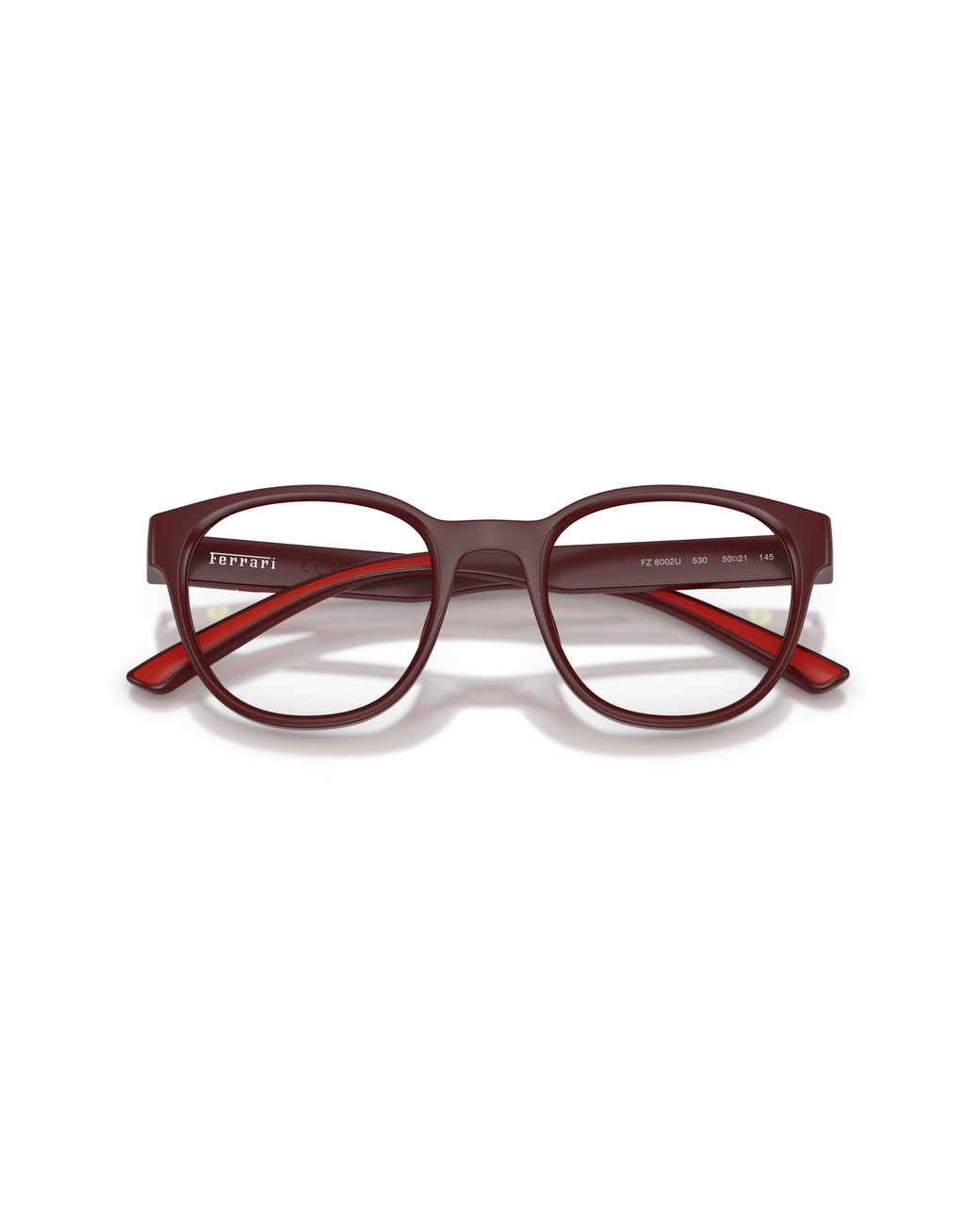 FERRARI SCUDERIA Black Fz8002U 530 Optical Frames Injected Transparent Pantos Normal for men