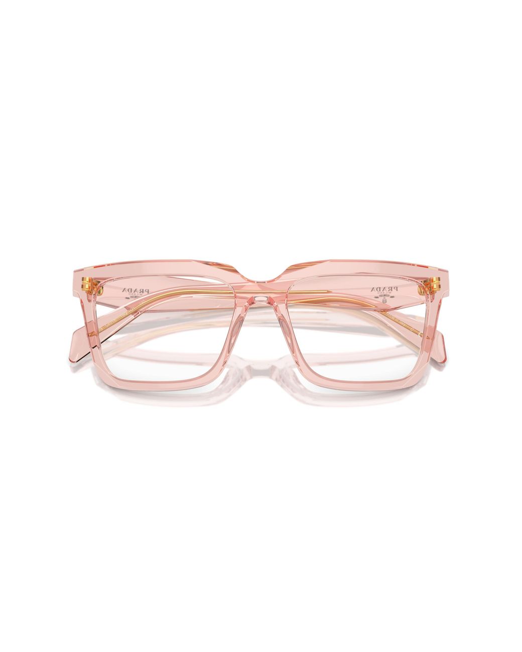 Prada Black Pr A19V 19Q1O1 Optical Frames Acetate Squared Normal