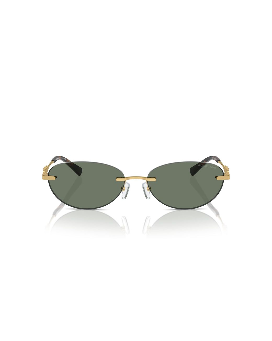 Michael Kors Black Mk1151 Manchester 18963H Sunglasses Metal Round Normal