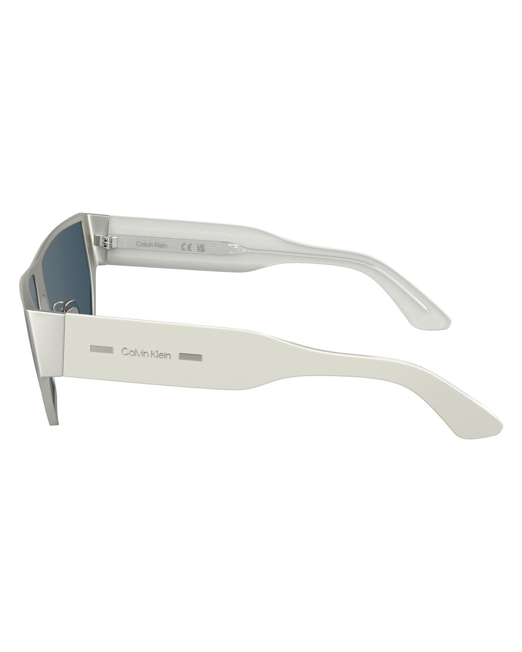 Calvin Klein Black Ck25102S 045 Sunglasses Metal Squared Normal