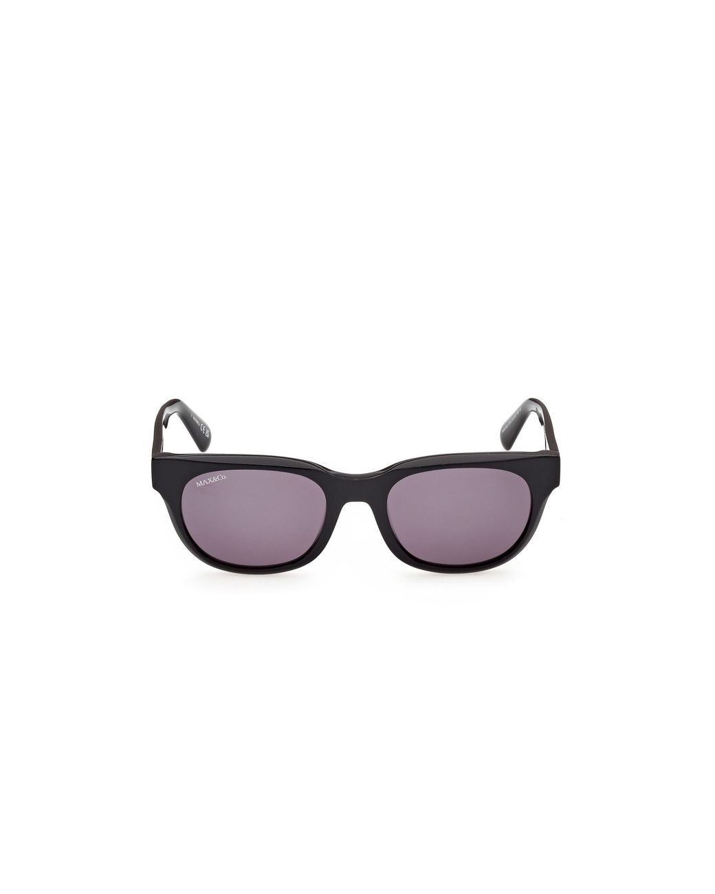 MAX&Co. Black Mo0163 01A Sunglasses Smoke Butterfly Normal