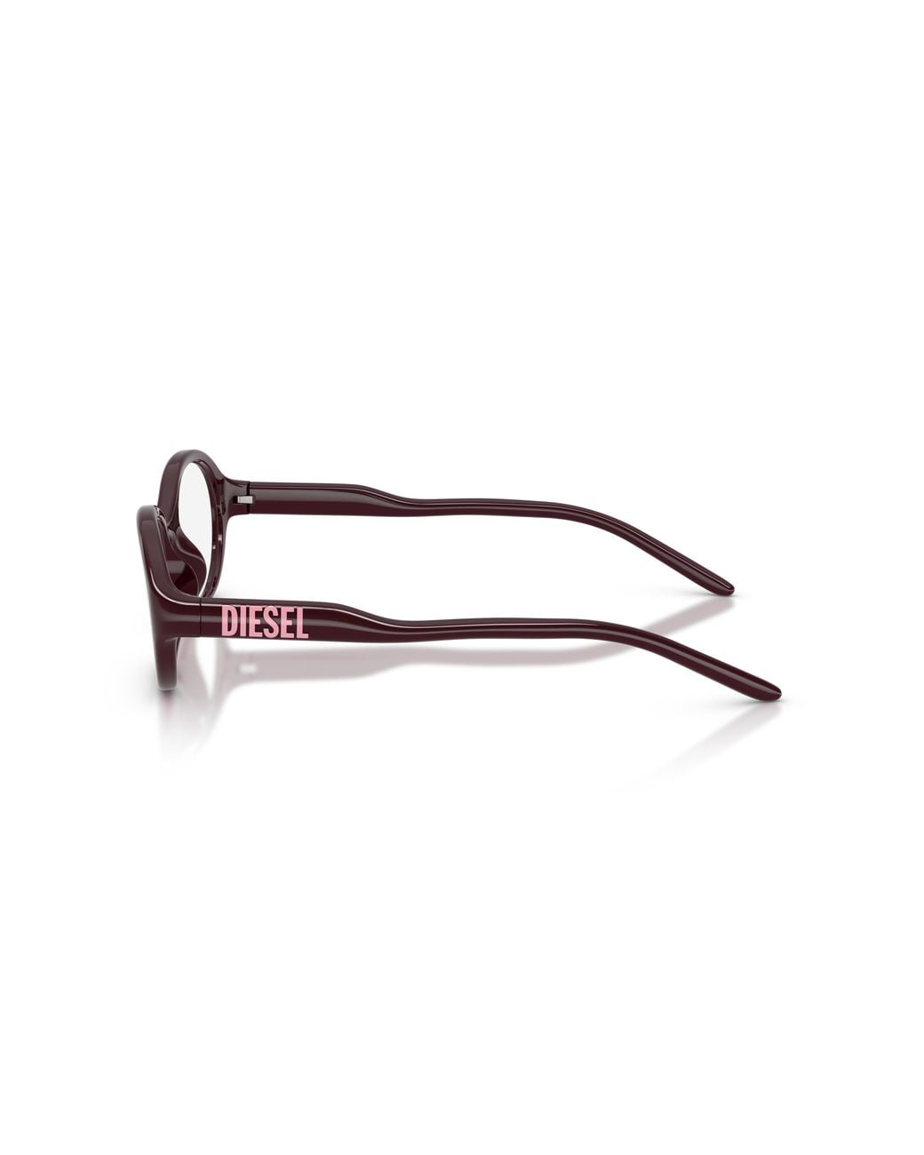 DIESEL Black Dl6014U 2052 Optical Frames Injected Transparent Round Normal