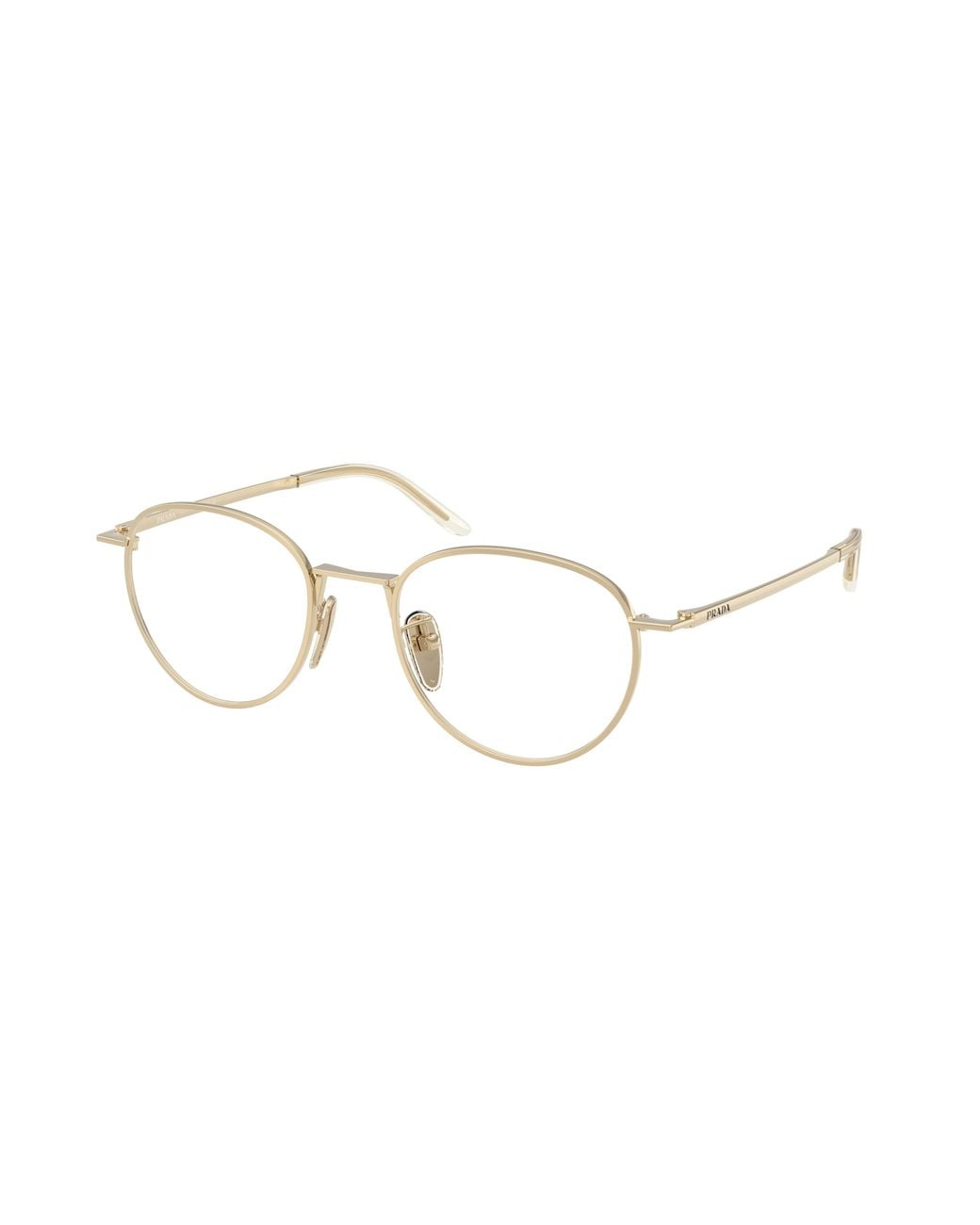 Prada Black Pr D57Vd Zvn1O1 Optical Frames Metal Transparent Pantos Normal