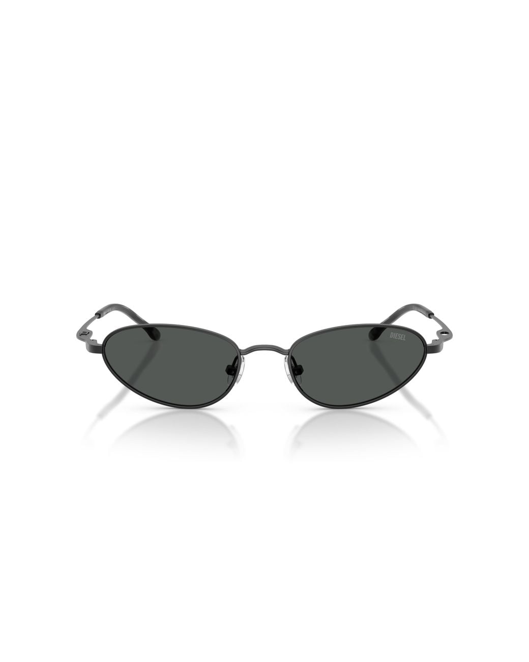 DIESEL Black Dl1024T 104887 Sunglasses Titanium Cat Eye Normal
