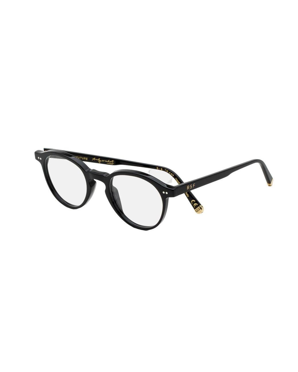 Retrosuperfuture Black It4 The Warhol Optical Nero Optical Frames Acetate Round