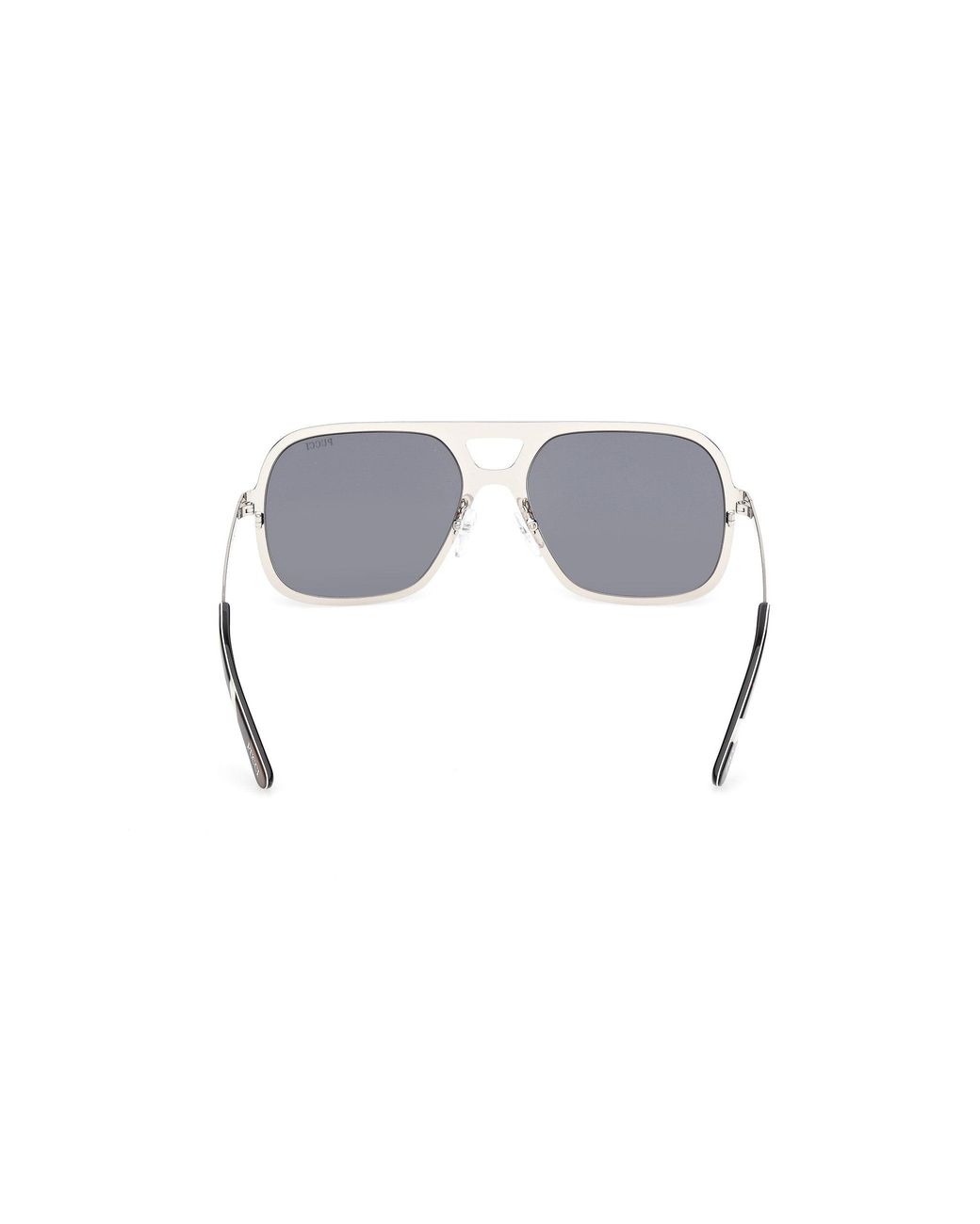 Emilio Pucci Black Ep0238 16A Sunglasses Metal Smoke Squared Normal