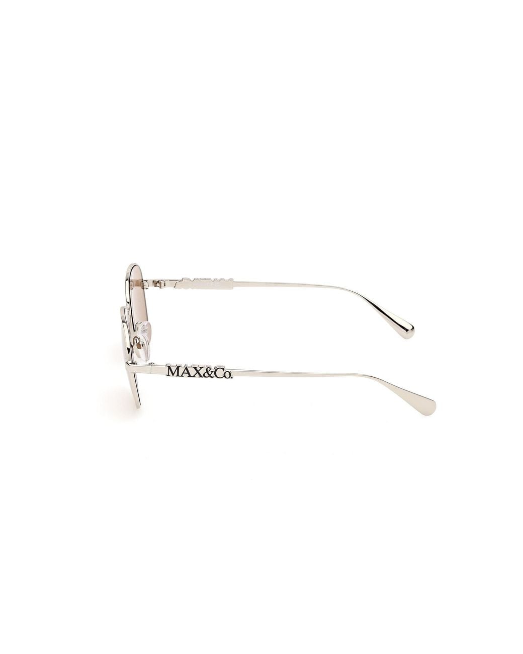 MAX&Co. Black Mo0169 59G Sunglasses Metal Squared Normal