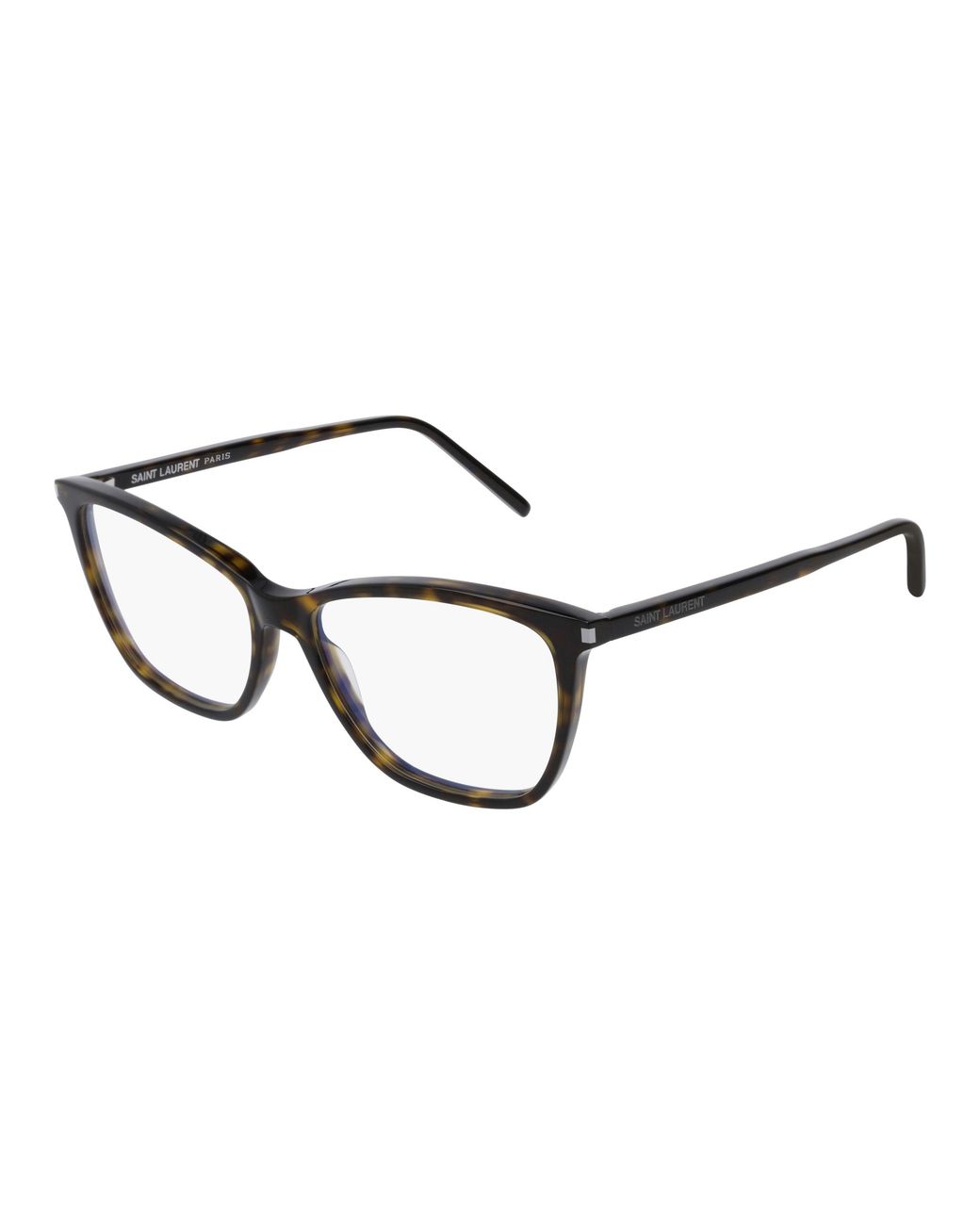 Saint Laurent Black Sl 259 002 Optical Frames Acetate Squared