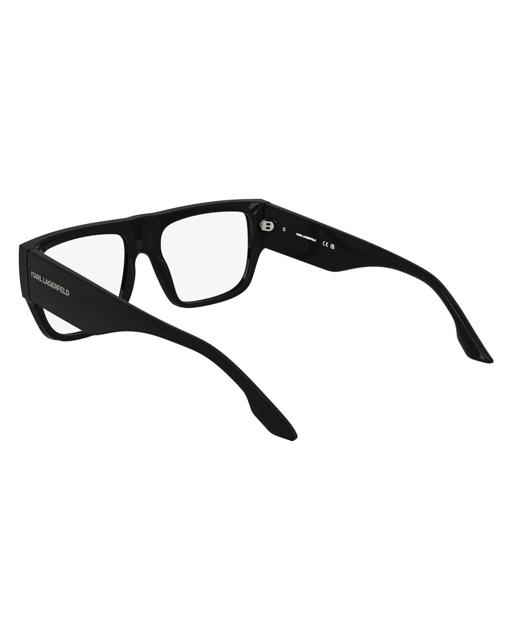 Karl Lagerfeld Black Kl6198 001 Optical Frames Injected Pilot Normal for men