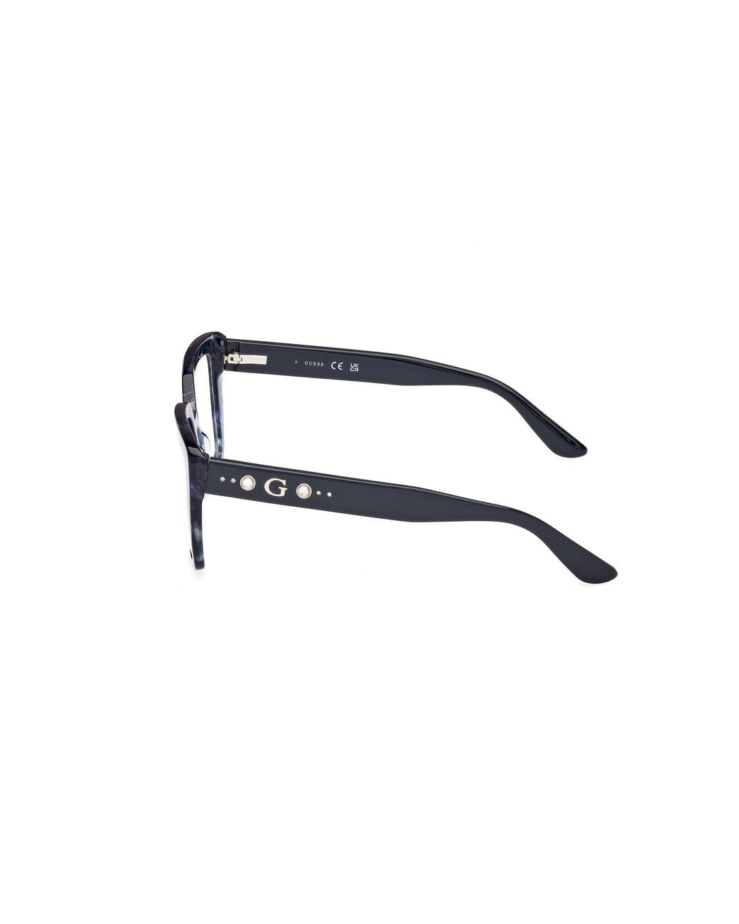 Guess Black Gu50174 092 Optical Frames Acetate Squared Normal