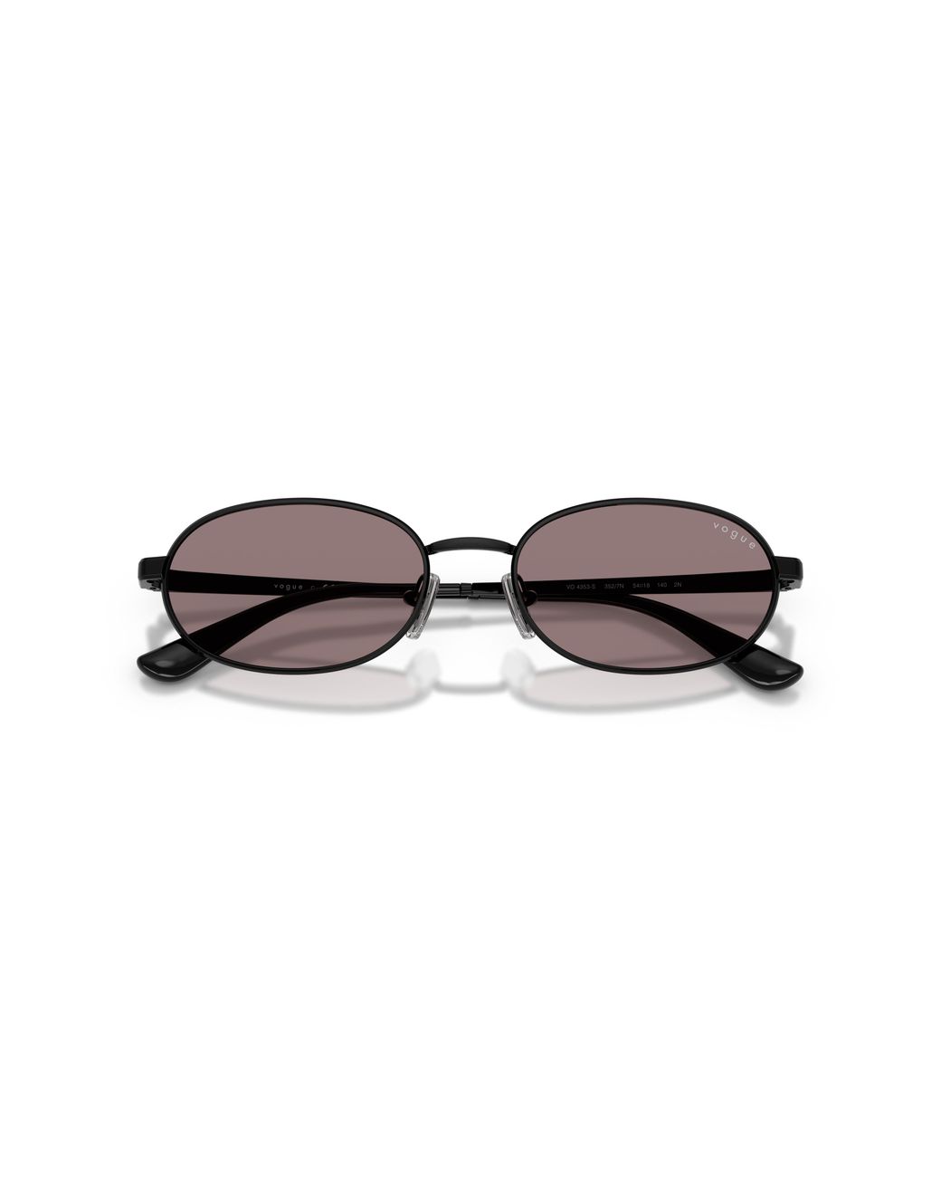 Vogue Eyewear Black Vo4353S 352/7N Sunglasses Metal Round Normal