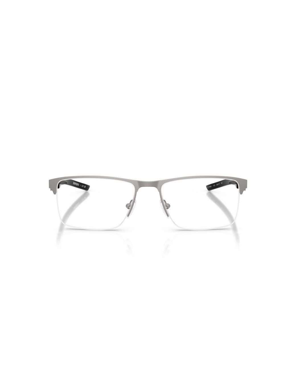 FERRARI SCUDERIA Black Fz7009 115 Optical Frames Metal Squared Normal for men