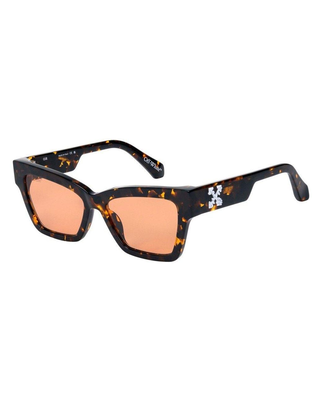 Off-White c/o Virgil Abloh Black Ow1069 Cincinnati 162 Sunglasses Acetate Cat Eye Normal