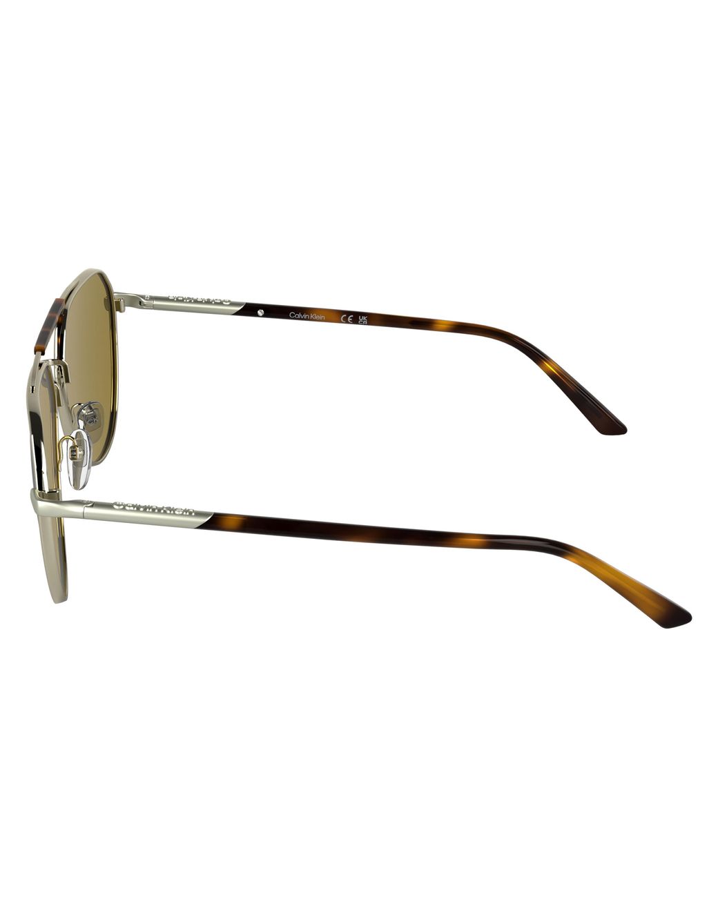 Calvin Klein Black Ck26100S 716 Sunglasses Metal Pilot Normal