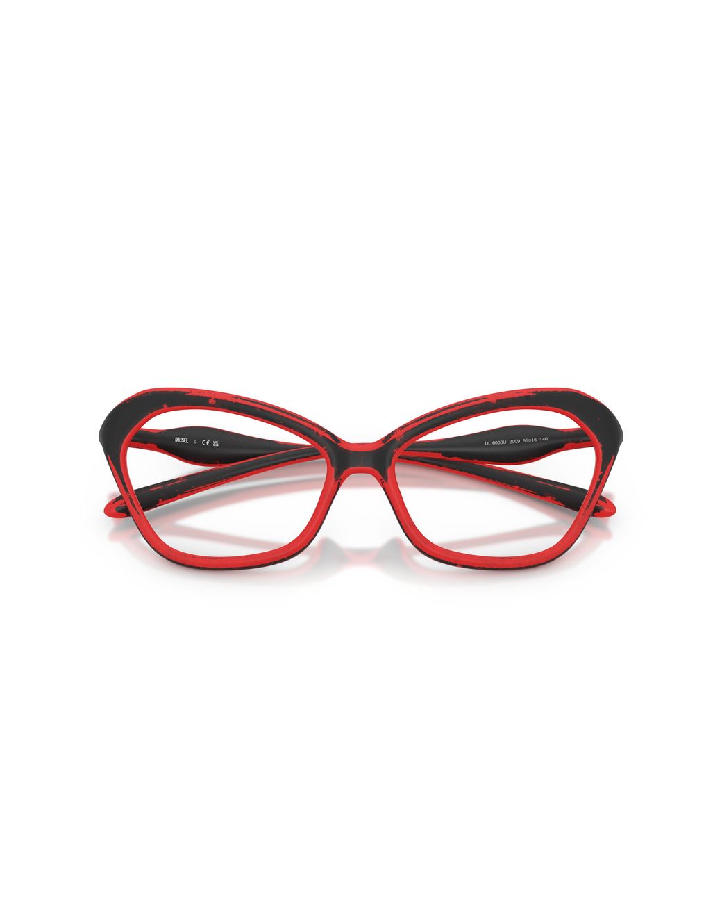 DIESEL Black Dl6003U 2009 Optical Frames Injected Cat Eye Normal