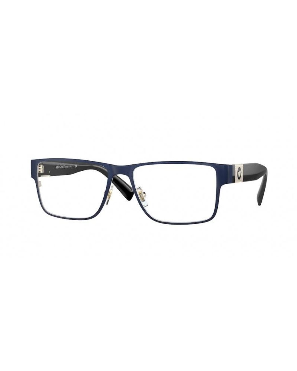 Versace Black Ve1274 1468 Optical Frames Metal Squared for men