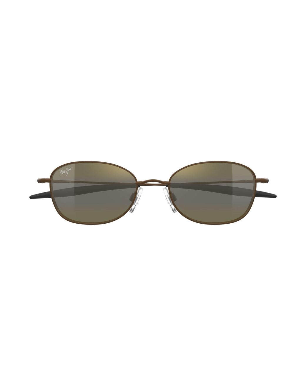 Maui Jim Black Mj0372S 003 Occhiali Da Sole Metallo Bronzo Rotonda