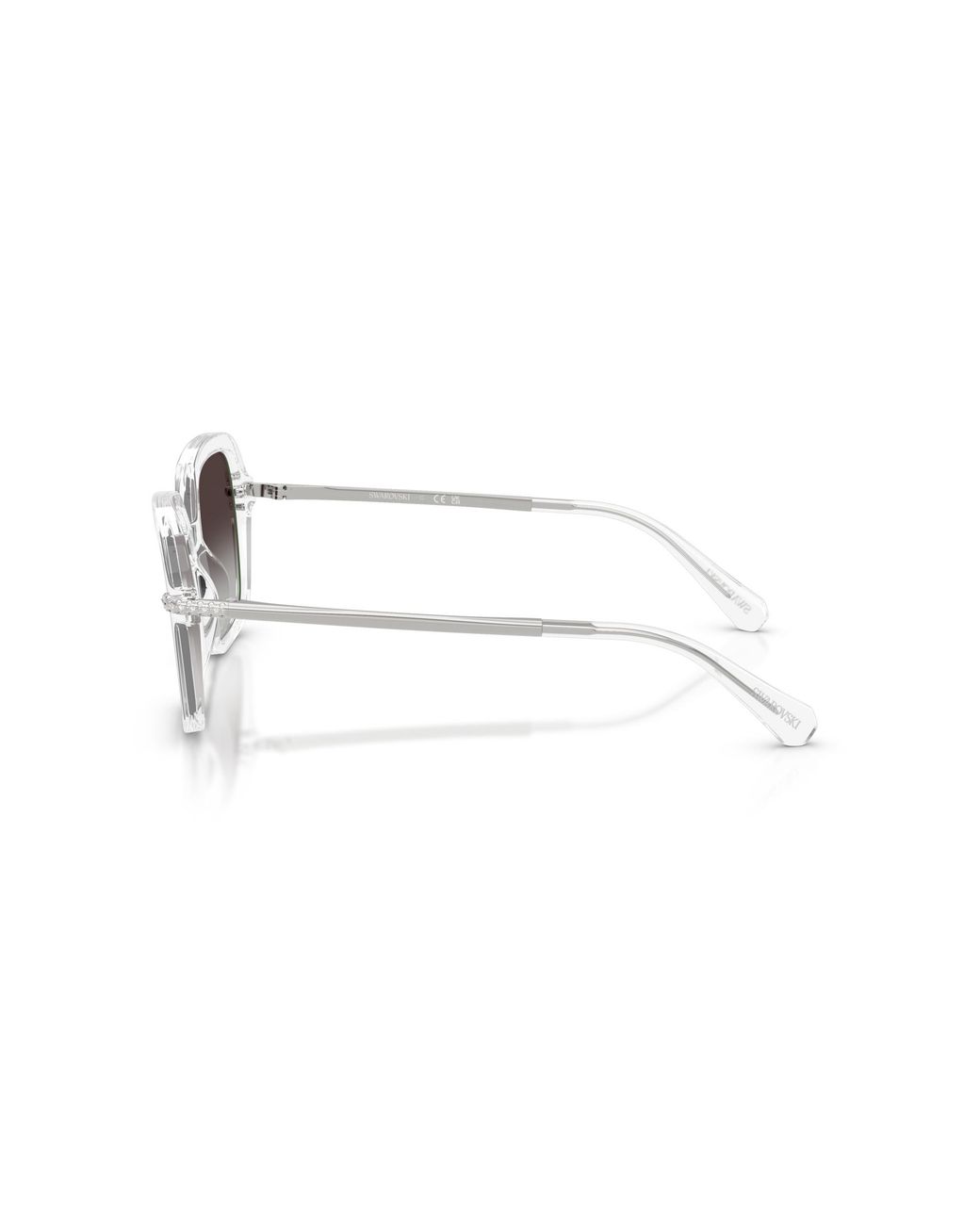 Swarovski Black Sk6040 10278G Sunglasses Acetate Geometric Normal Shaded