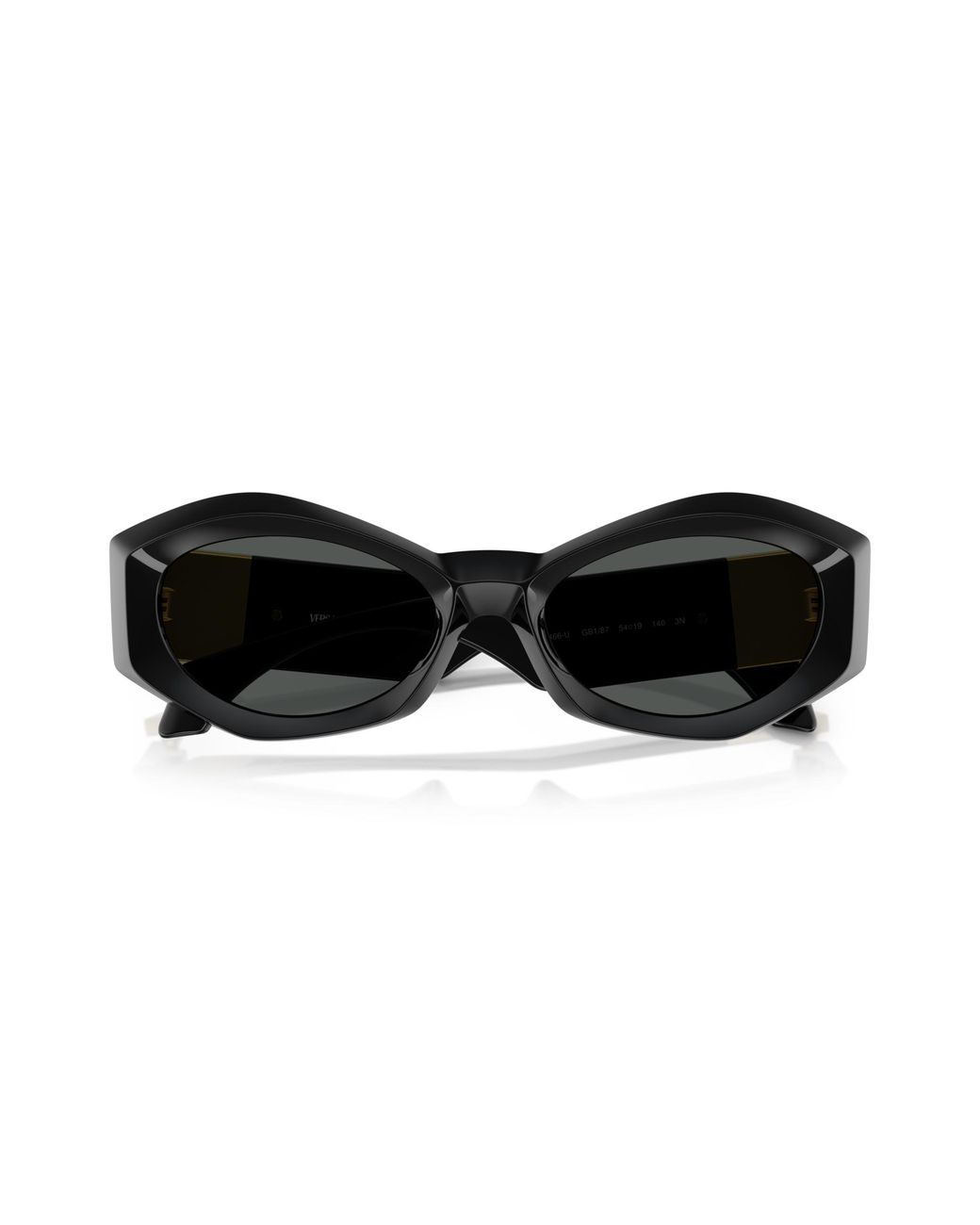 Versace Black Ve4466U Gb1/87 Sunglasses Injected Geometric Normal