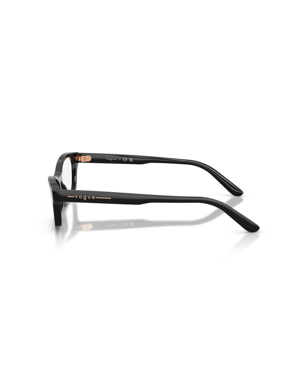 Vogue Eyewear Black Vo5747 W44 Optical Frames Acetate Transparent Pillow Normal
