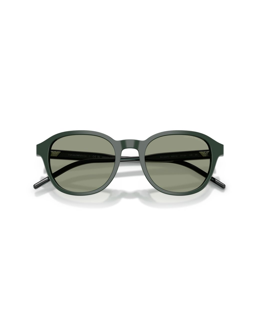 Emporio Armani Black Ea4247U 6257/2 Sunglasses Acetate Pantos Normal for men