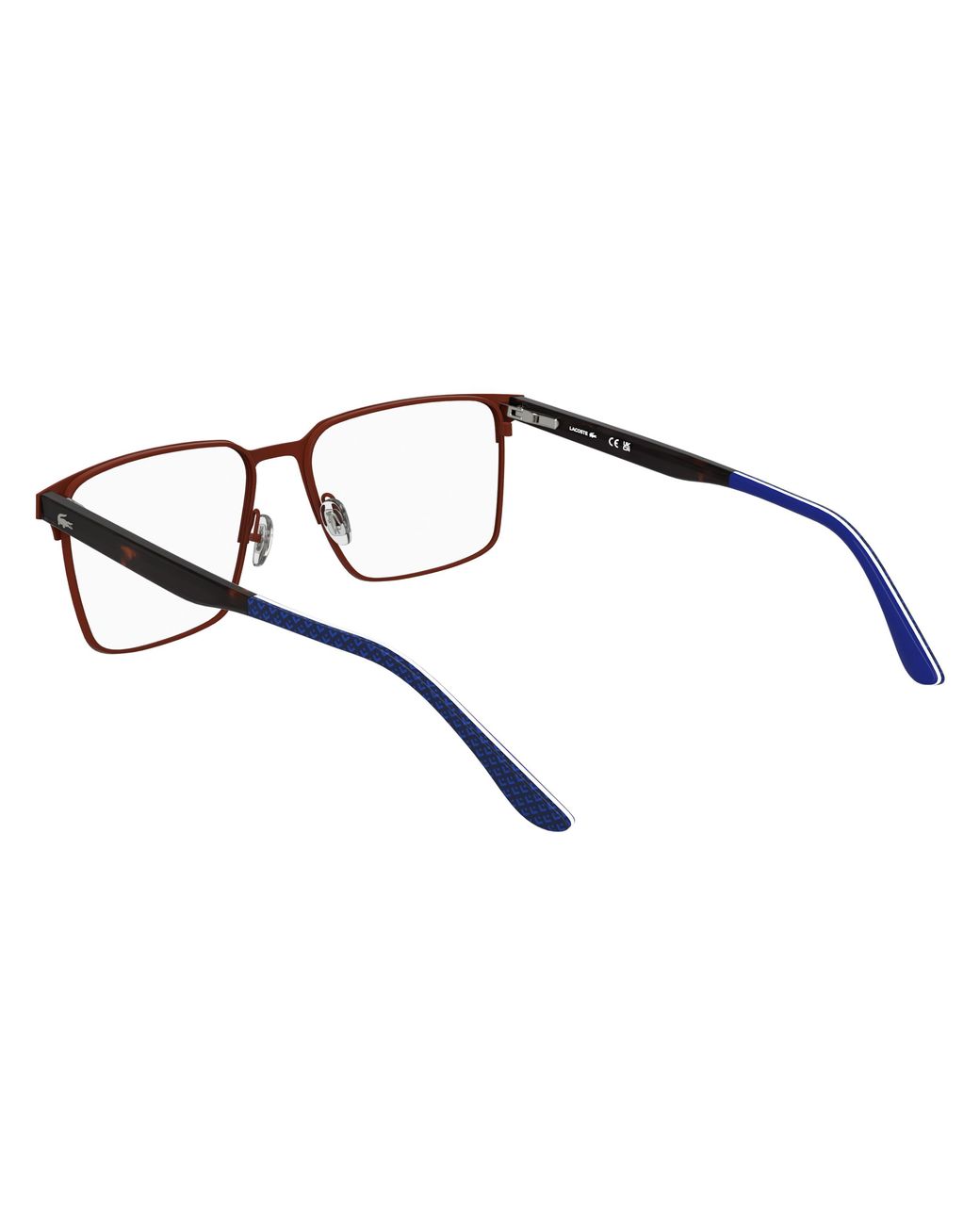 Lacoste Black L2314 601 Optical Frames Metal Squared Normal for men