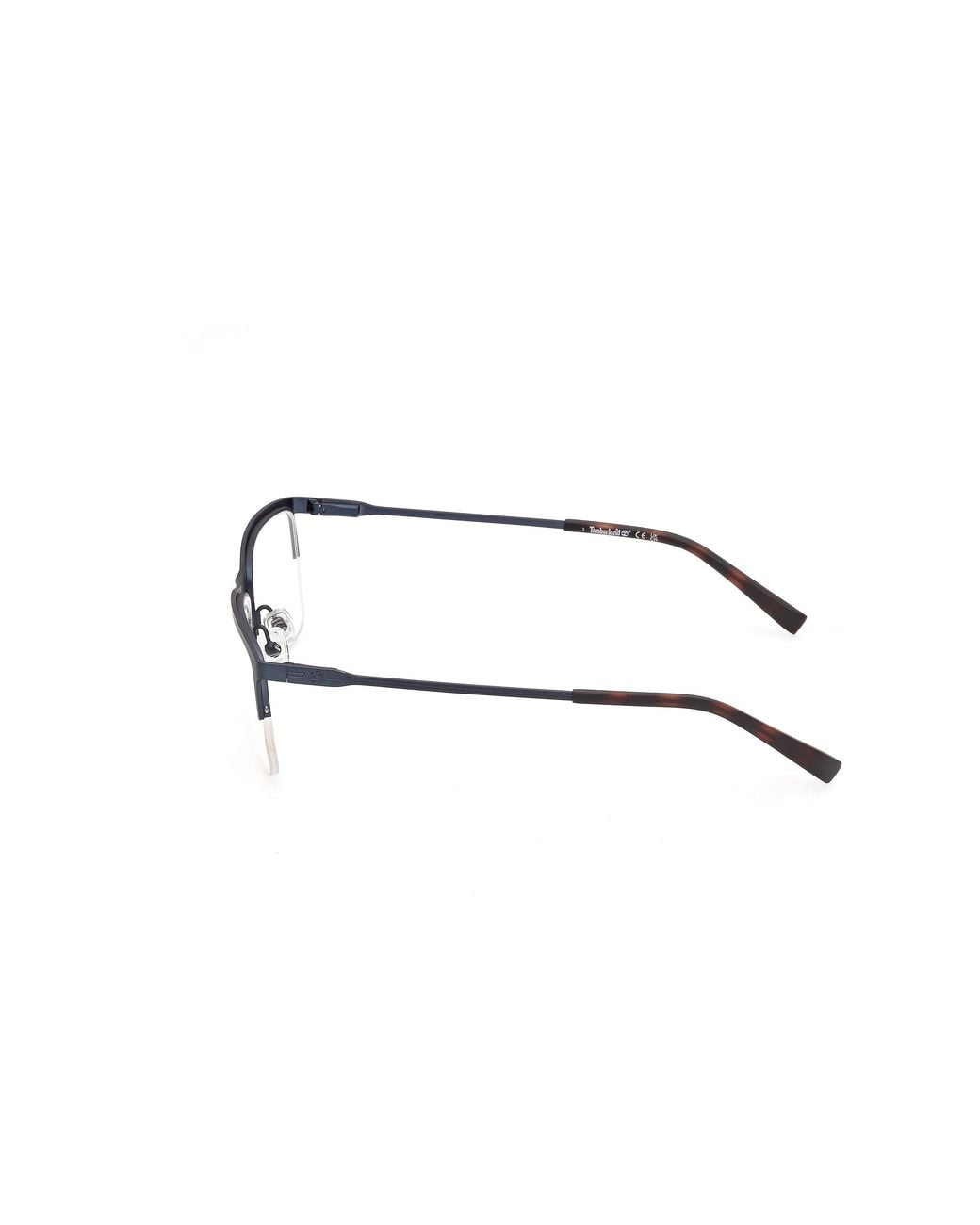 Timberland Black Tb50120 91 Optical Frames Metal Squared Normal for men