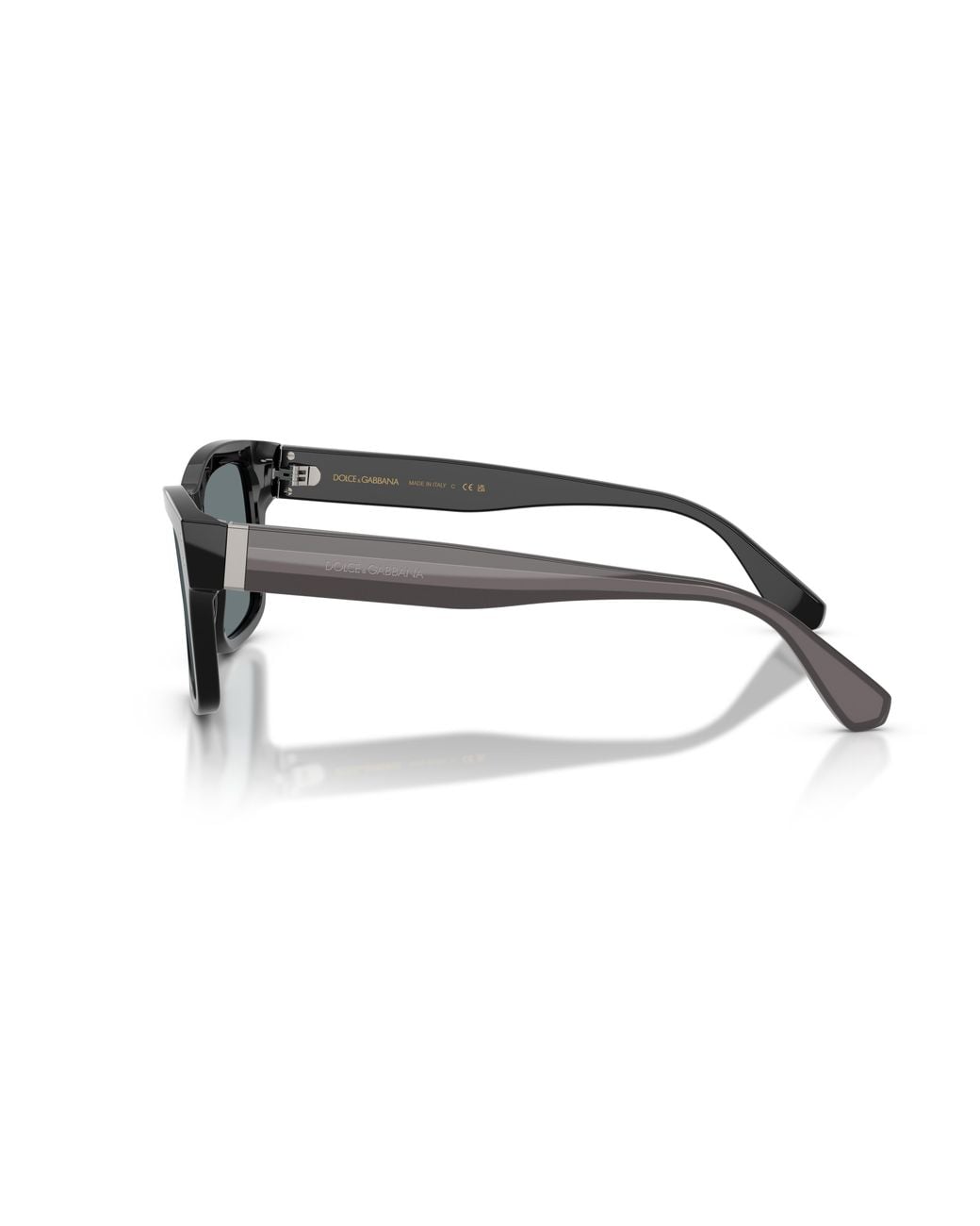 Dolce & Gabbana Black Dg4559 501/6G Sunglasses Acetate Squared Mirror