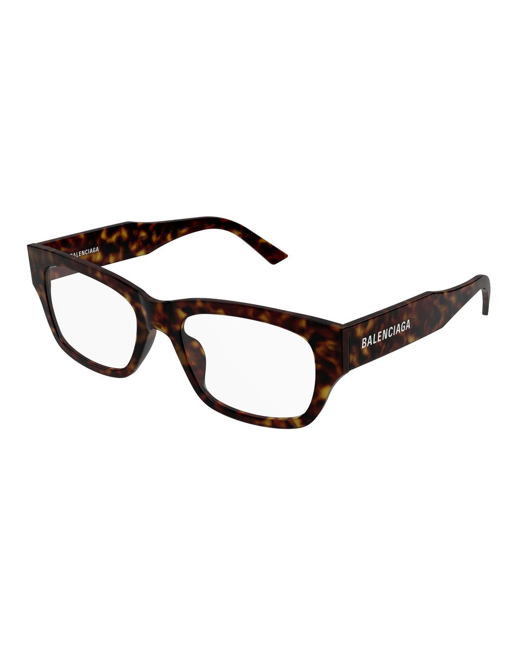 Balenciaga Black Bb0450O 002 Optical Frames Acetate Transparent Squared for men