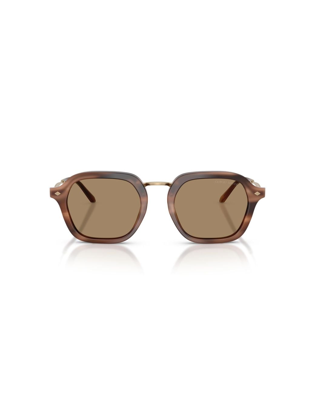 Giorgio Armani Black Ar6190 646573 Sunglasses Metal Squared Normal for men