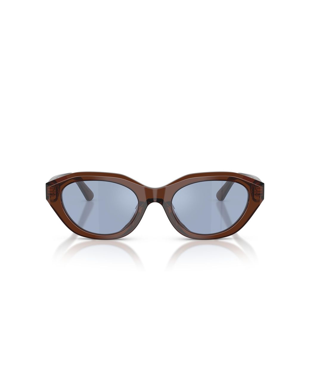 Polo Ralph Lauren Black Ph4237U 63531U Sunglasses Acetate Light Cat Eye Mirror