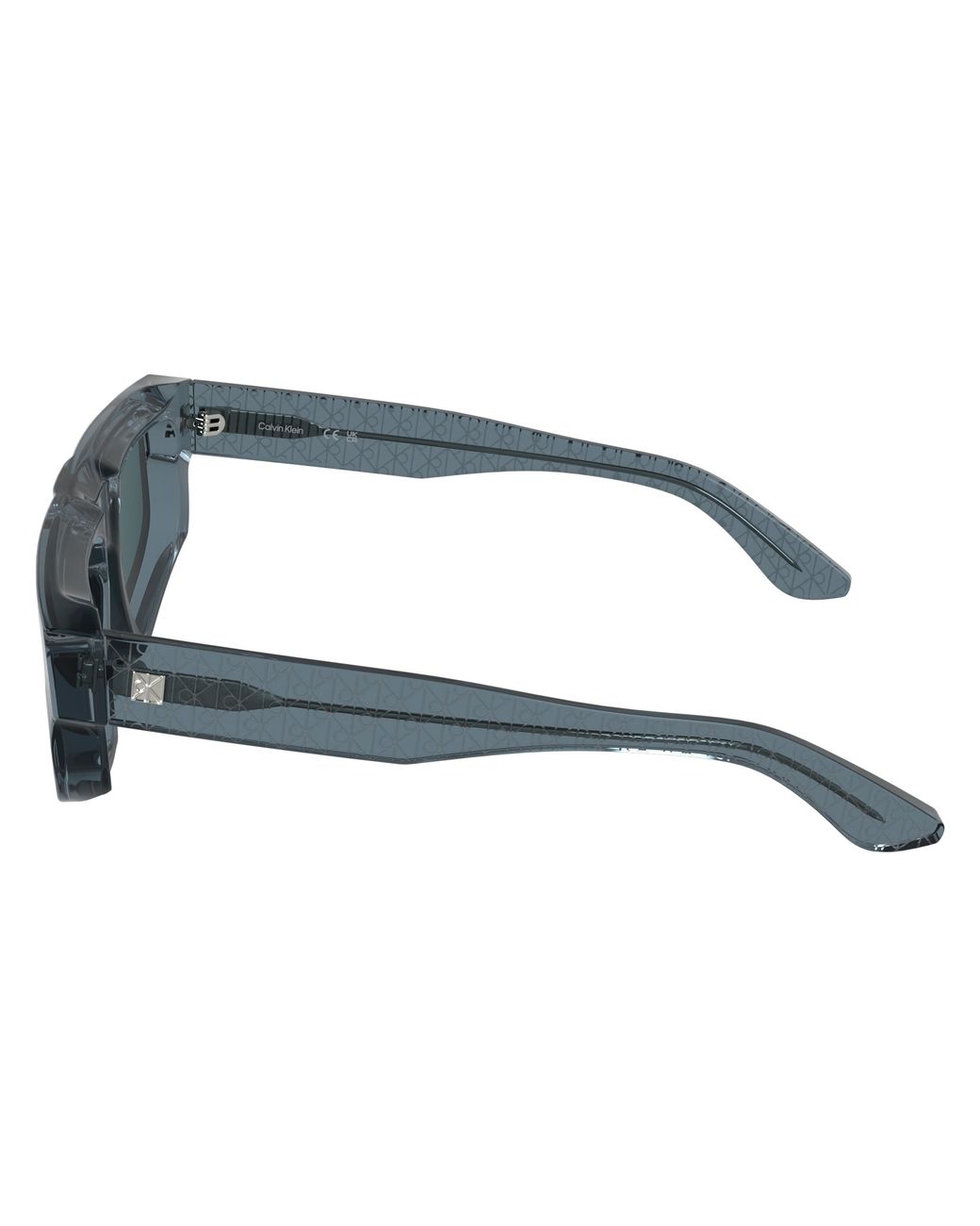 Calvin Klein Black Ck25539S 400 Sunglasses Acetate Squared Normal