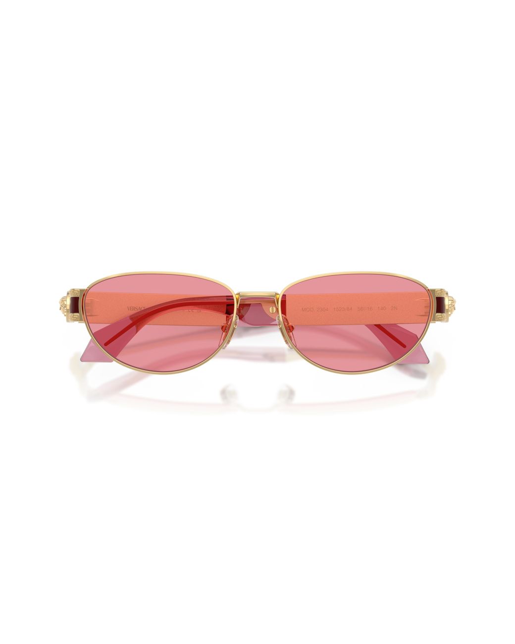 Versace Black Ve2304 152384 Sunglasses Metal Cat Eye Normal