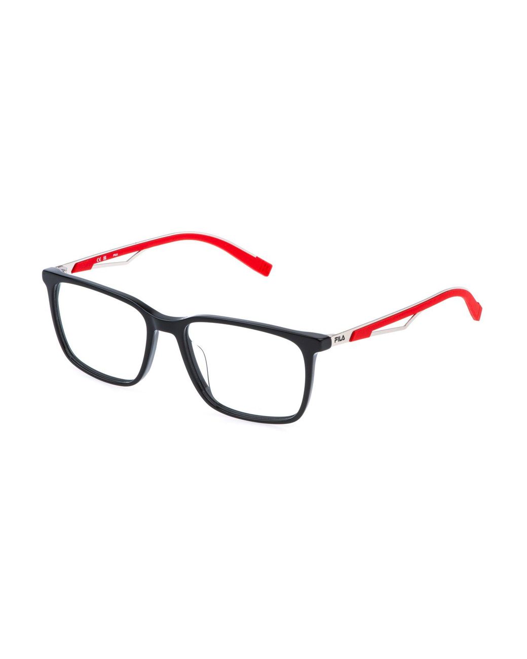 Fila Black Vfi995 700 Optical Frames Acetate Squared for men