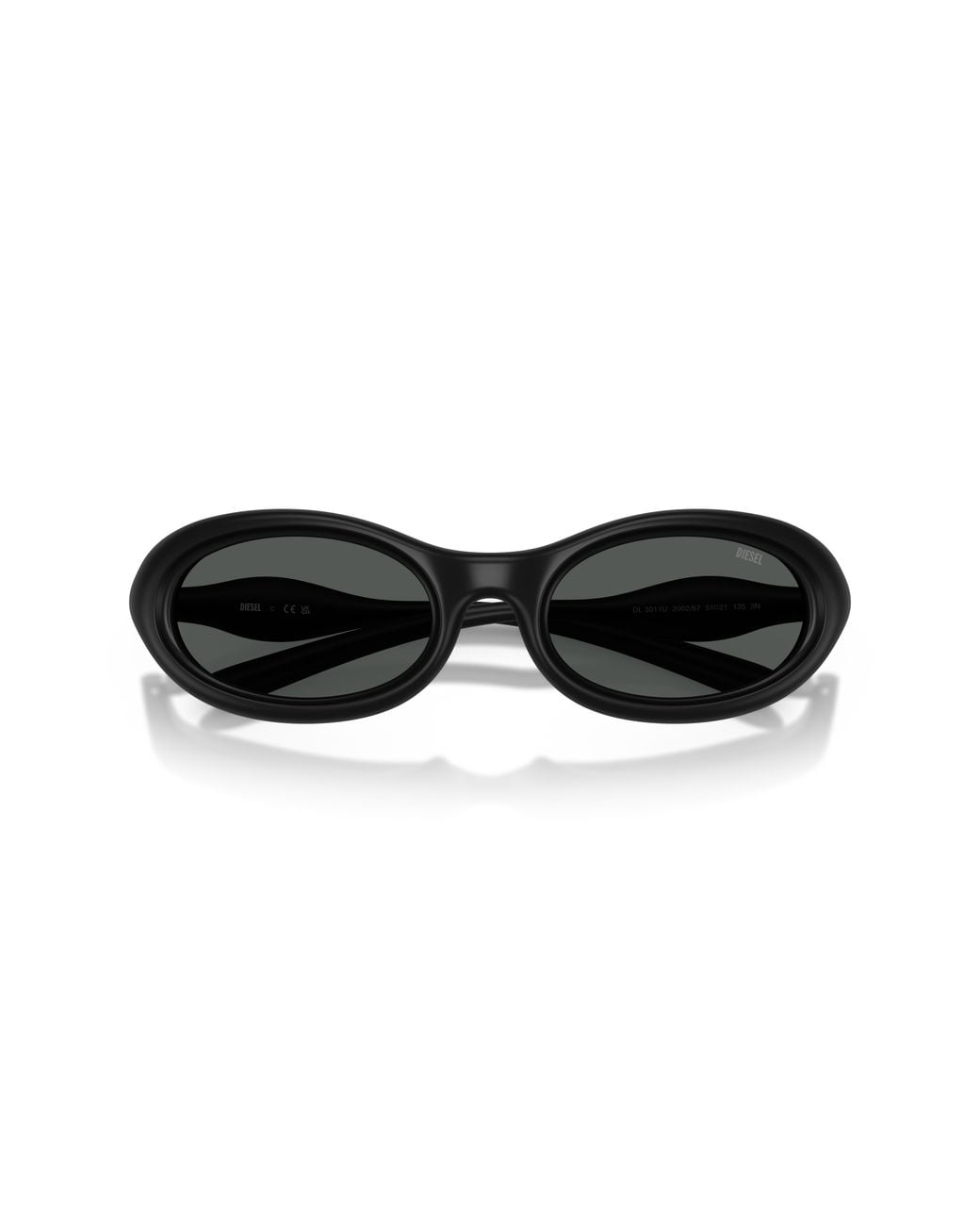 DIESEL Black Dl3011U 200287 Sunglasses Injected Round Normal