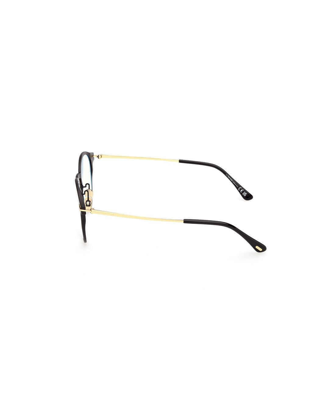 Tom Ford Black Ft6088-B 002 Optical Frames Metal Round Normal for men