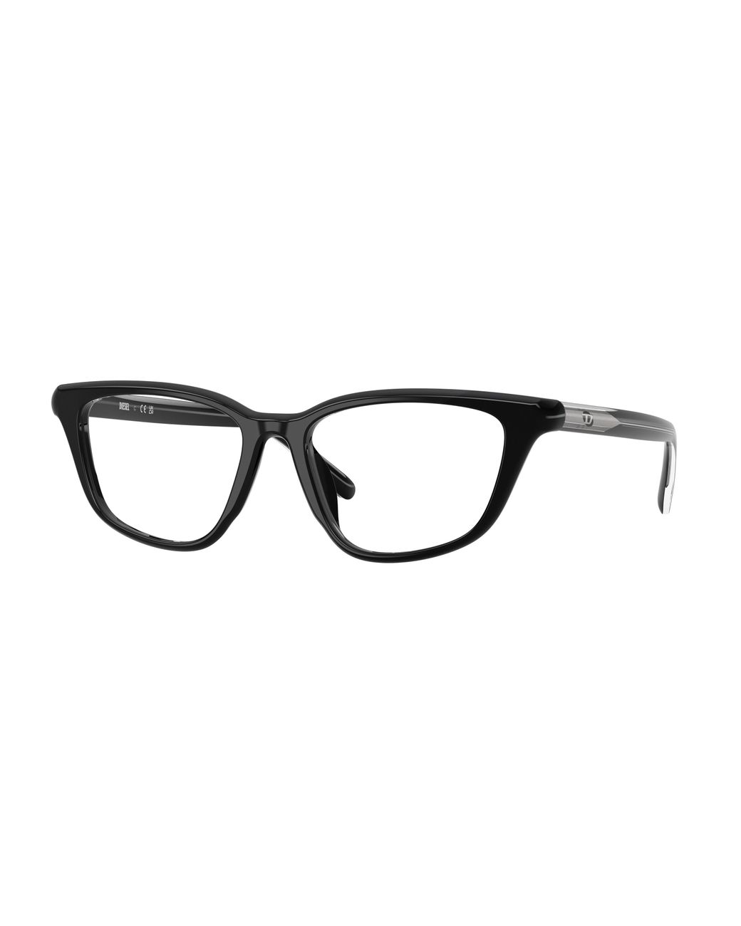 DIESEL Black Dl4016U 2001 Optical Frames Acetate Transparent Cat Eye Normal