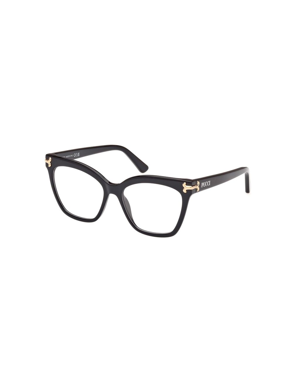 Emilio Pucci Black Ep5235 001 Optical Frames Acetate Butterfly Normal