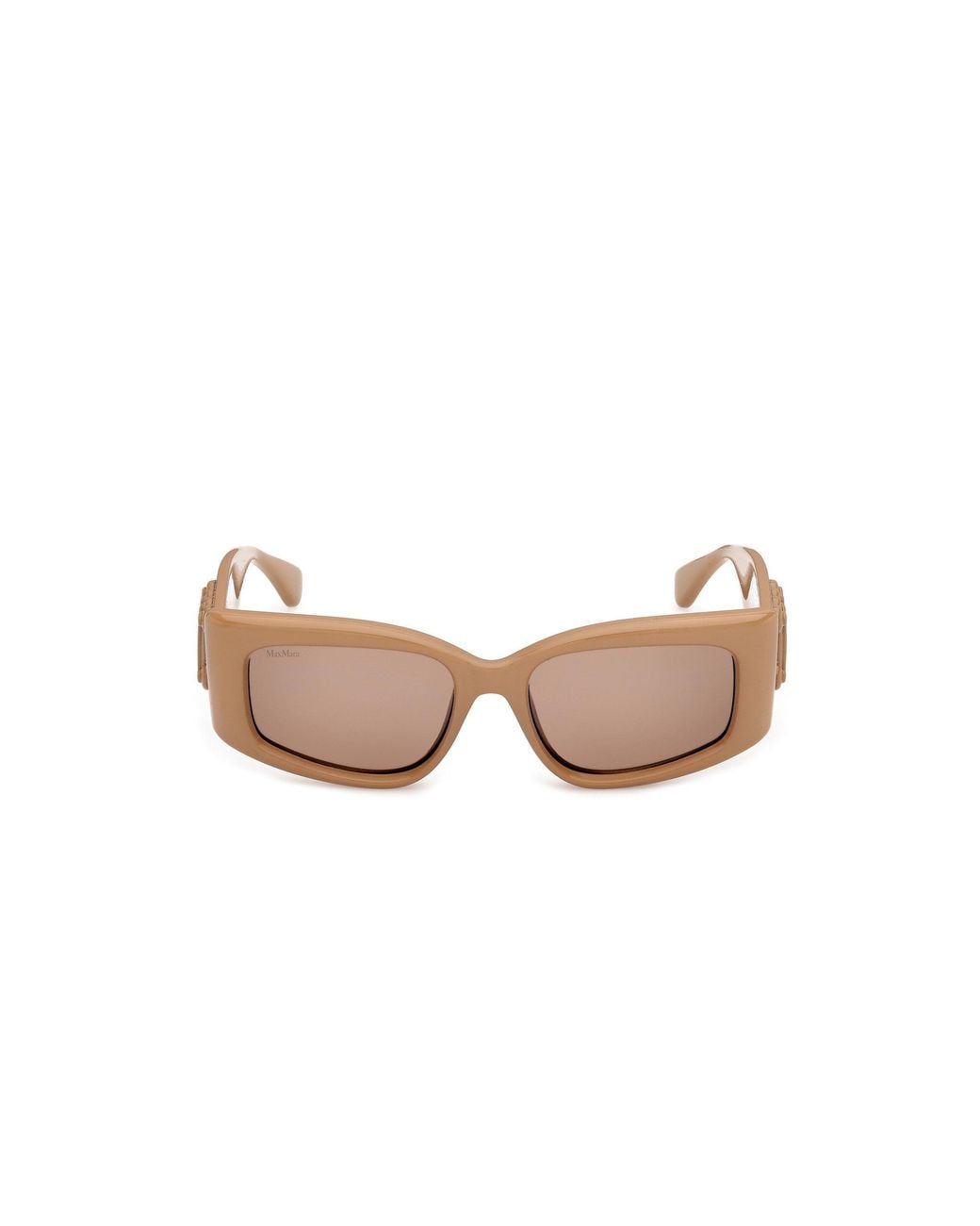 Max Mara Black Mm0209 45E Sunglasses Injected Geometric Normal