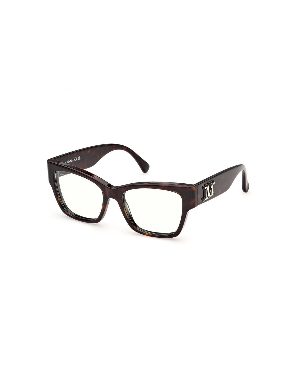 Max Mara Black Mm5251-B 52 Optical Frames Acetate Squared Normal